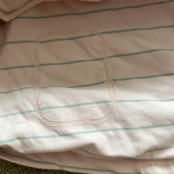Lululemon Pink and gray stripe quarter zip pullover - Picture 9 of 9